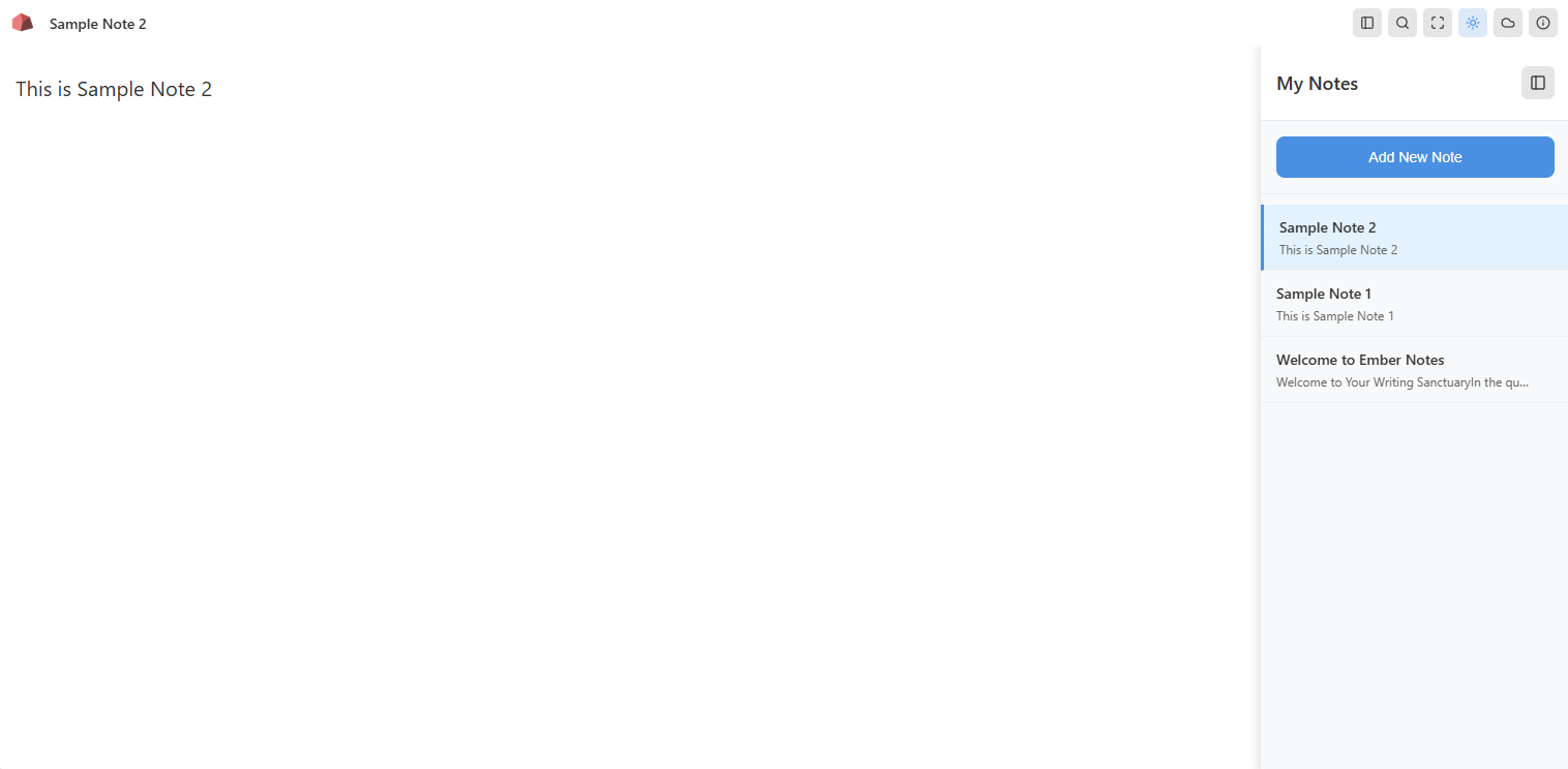 Ember Notes Notes Management